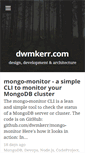 Mobile Screenshot of dwmkerr.com