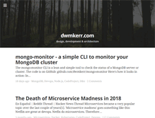 Tablet Screenshot of dwmkerr.com